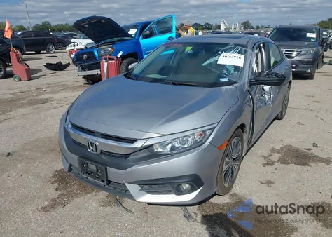 2018 Honda Civic Ex-L from USA, damaged, VIN JHMFC1F70JX002866